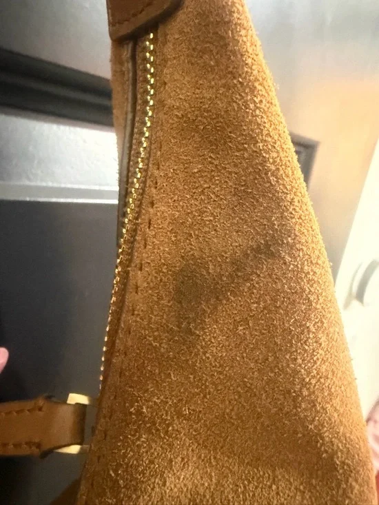 NWOT Madewell, The Essential Curve Shoulder Bag in Aged Cognac - Picture 7 of 13